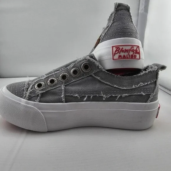 Blowfish Malibu Lunar Smoked 3982 Platform Sneakers Slide-in Kids 12 New W/O Box - Picture 2 of 8